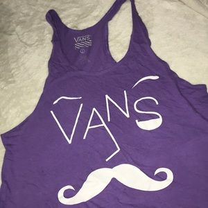 Purple vans tank top